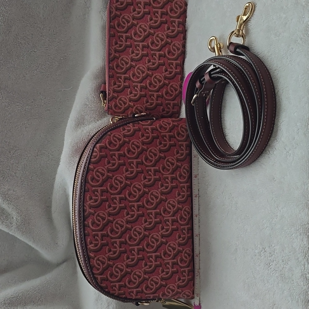 Coach IM/Rouge Dome Crossbody, and Wristlet